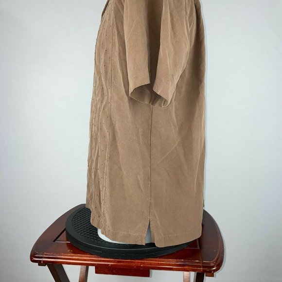 Nat Nast Mens L American Fit Silk Button Down - Picture 5 of 10